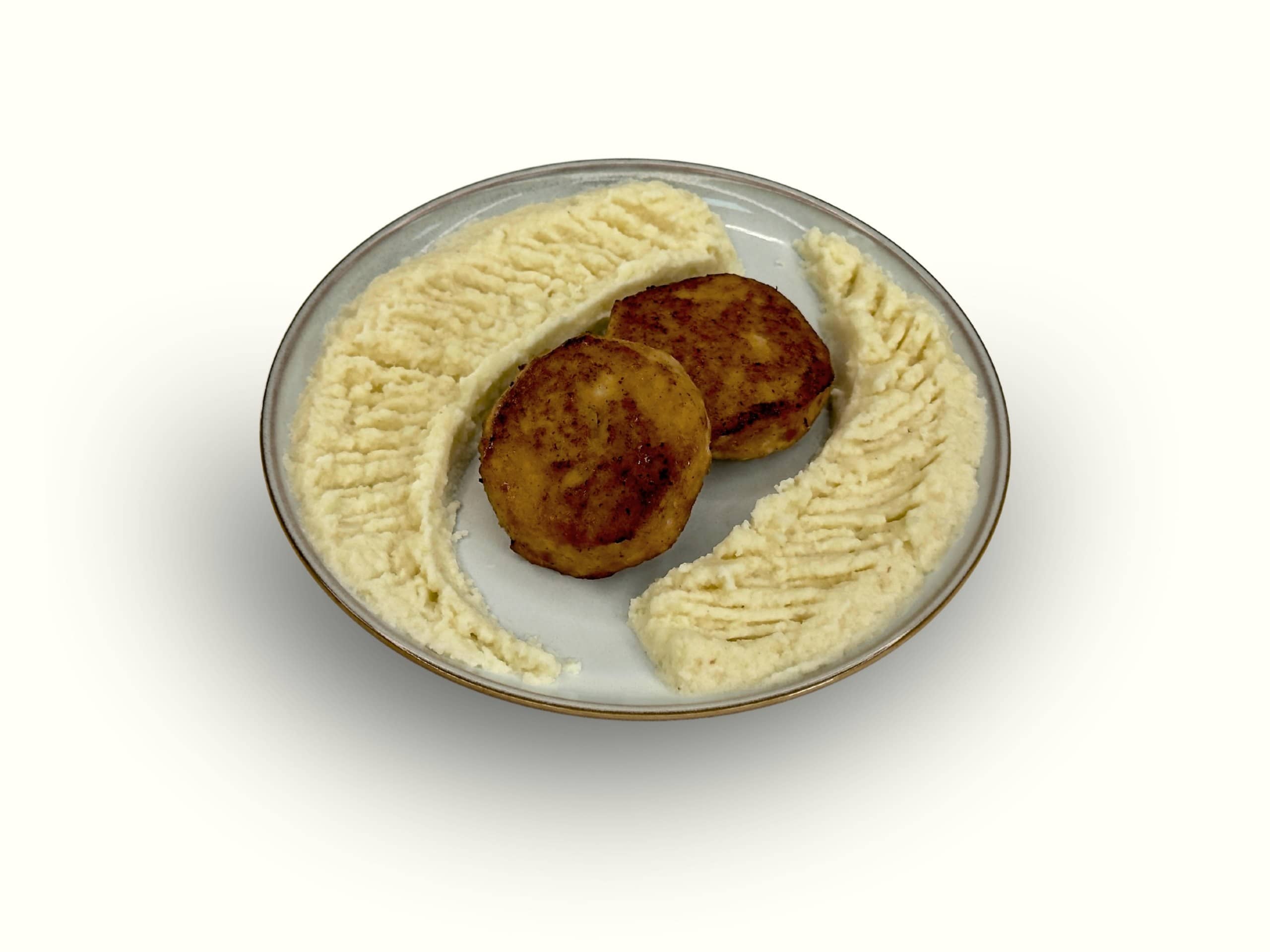 Chicken cutlets with Mashed cauliflower