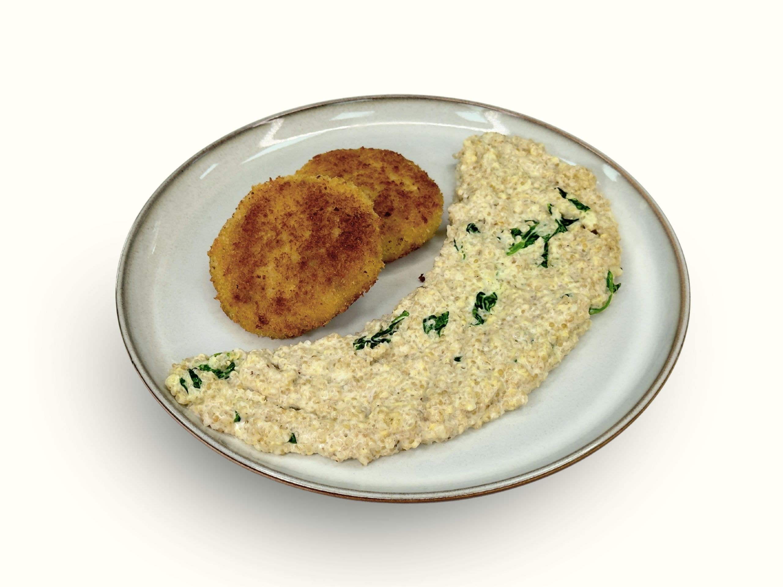 Fish Cutlets with Risotto