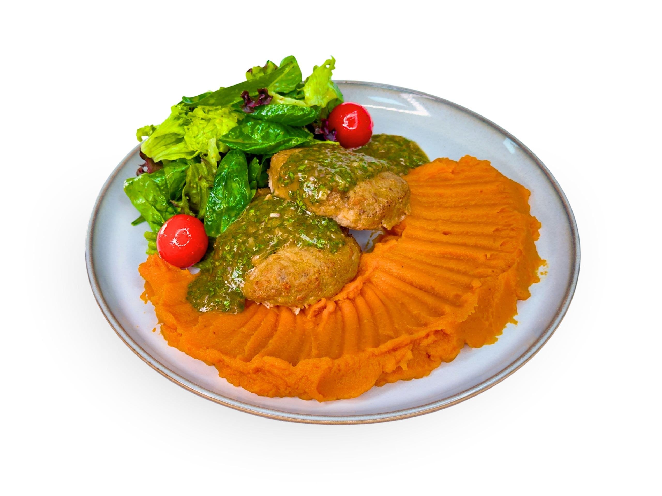Beef Chimichurri with Potato Mash