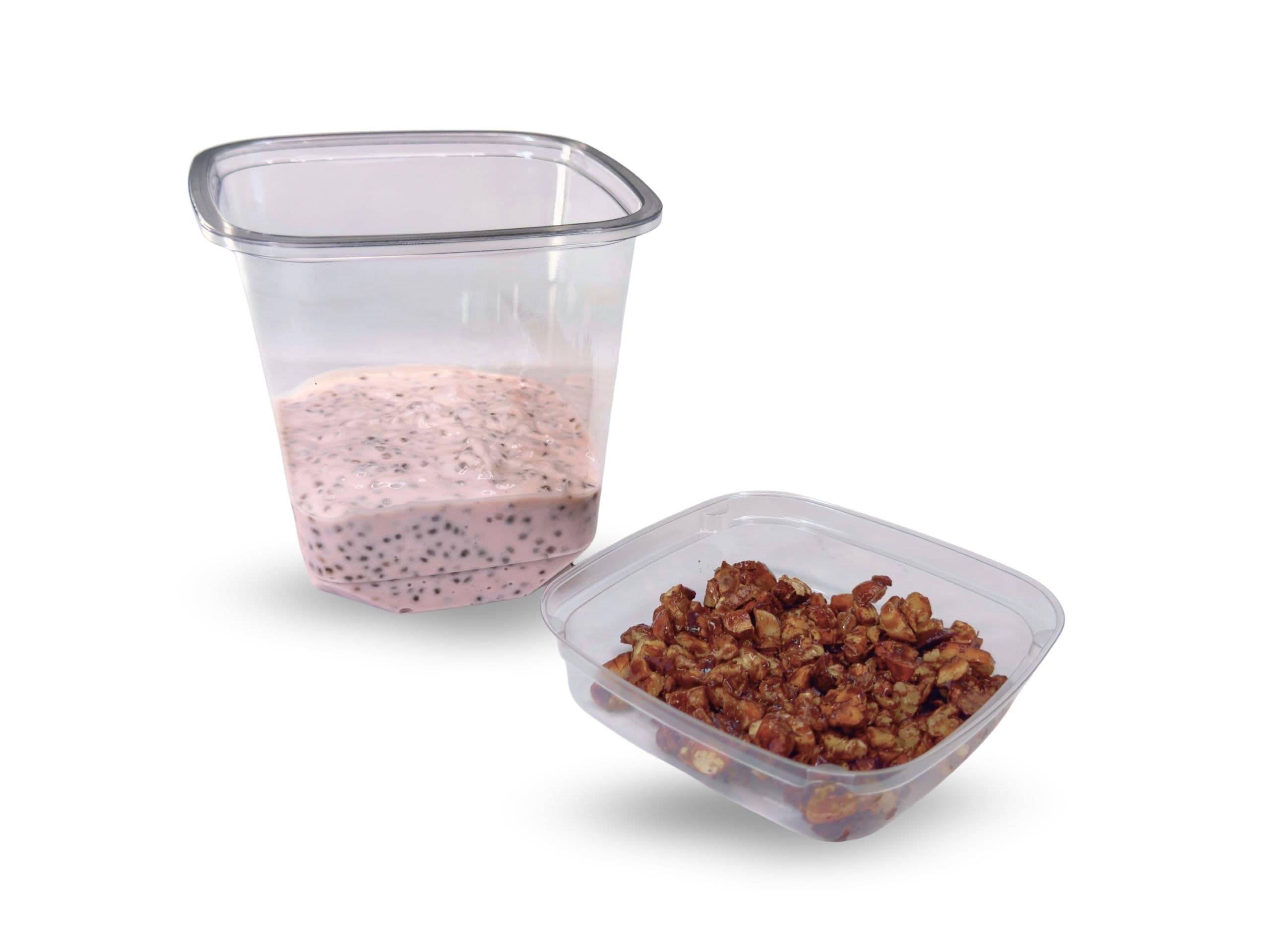 Blueberry greek yoghurt with chia and mixed nuts
