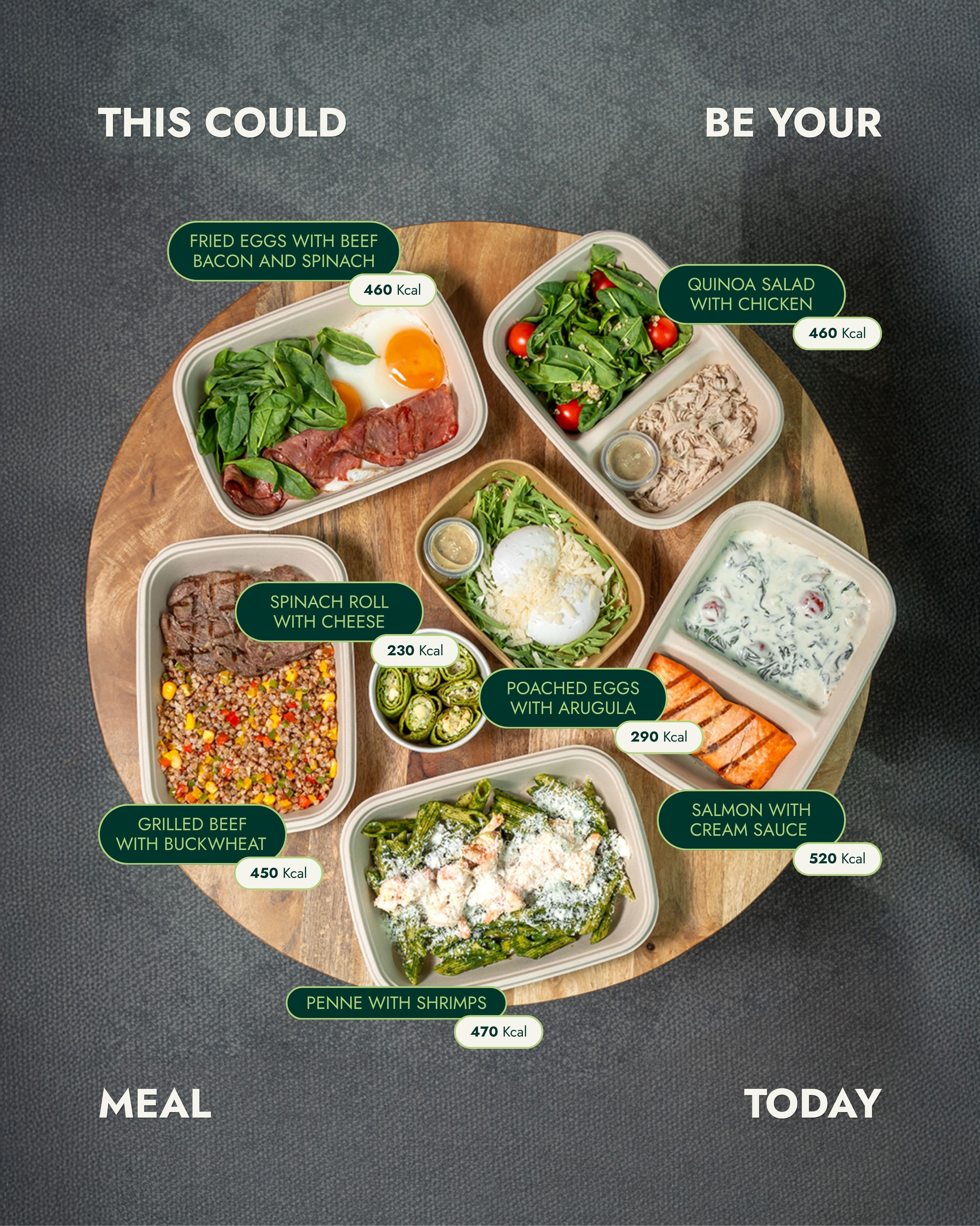 This is what a calorie-counted lunch box looks like. 🍱