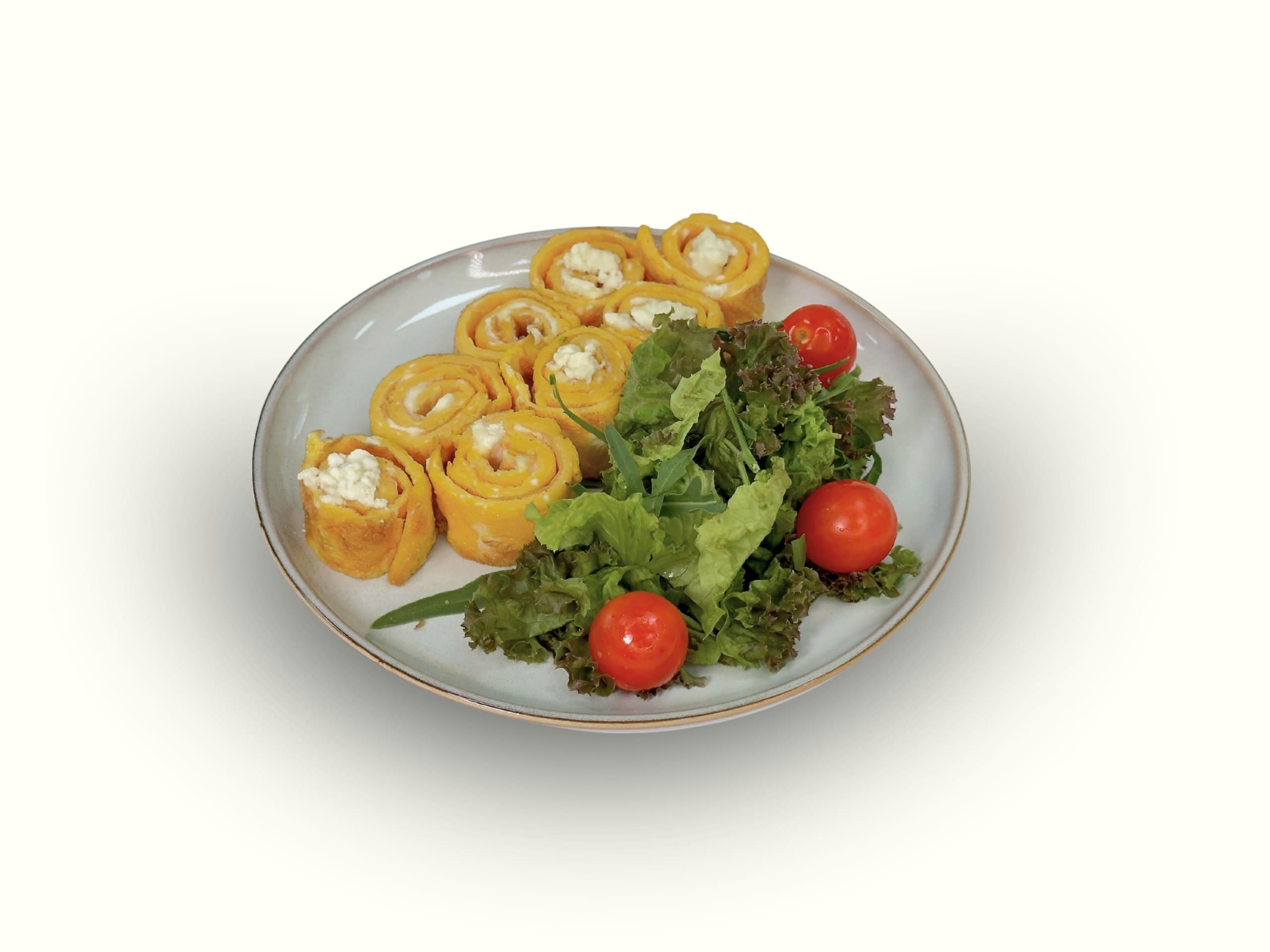 Almond Omelette with Goat Cheese