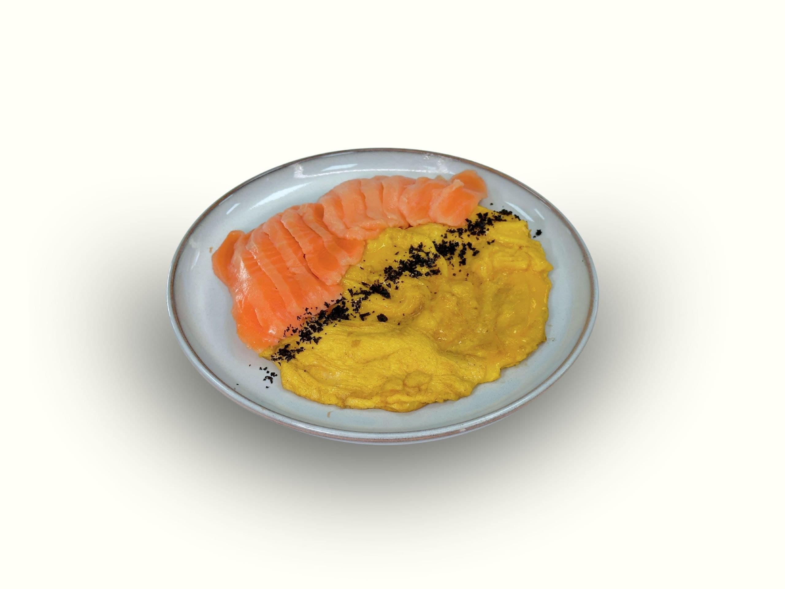 Salmon with Scramble