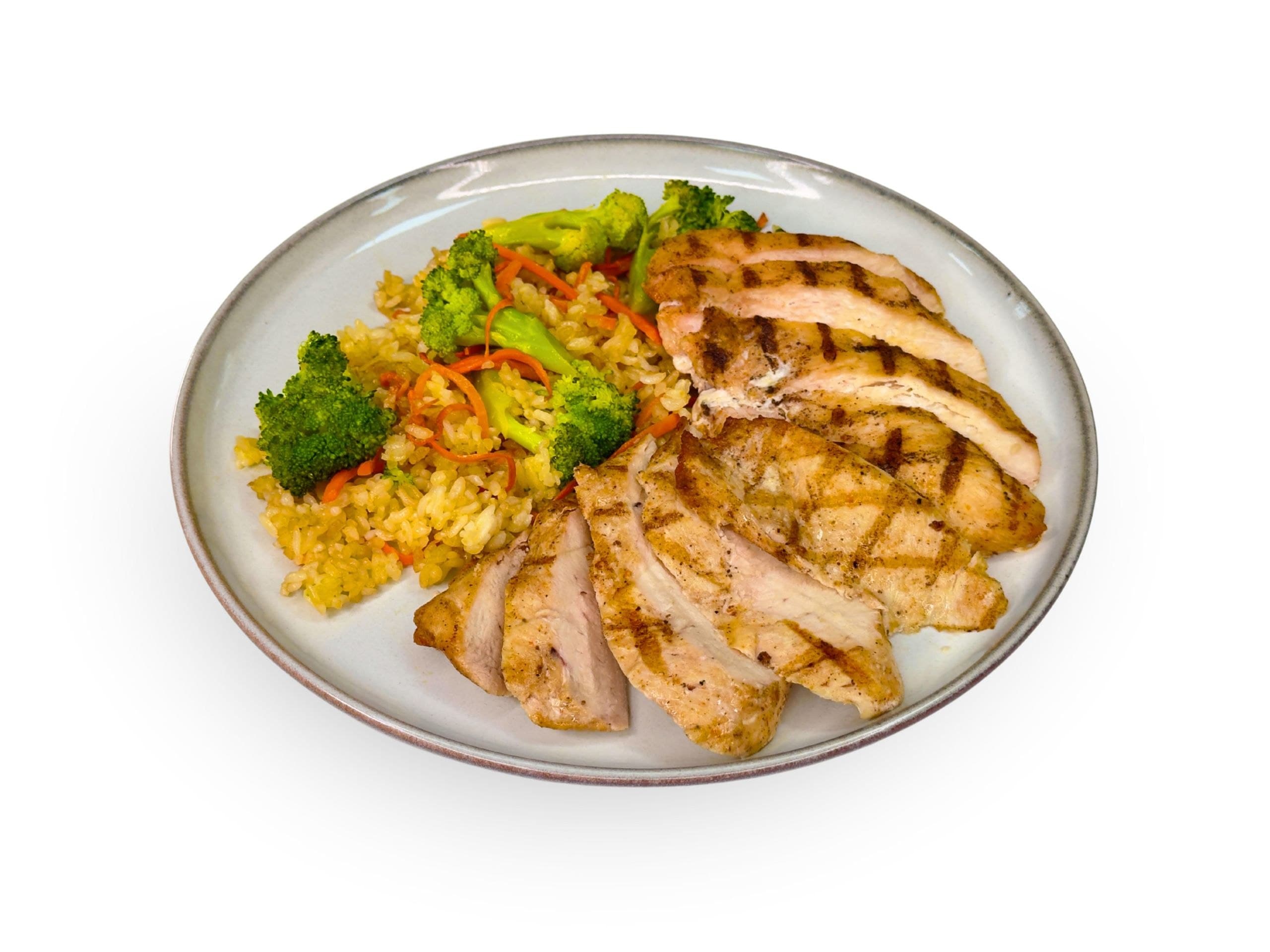 Rice with chicken and vegetables