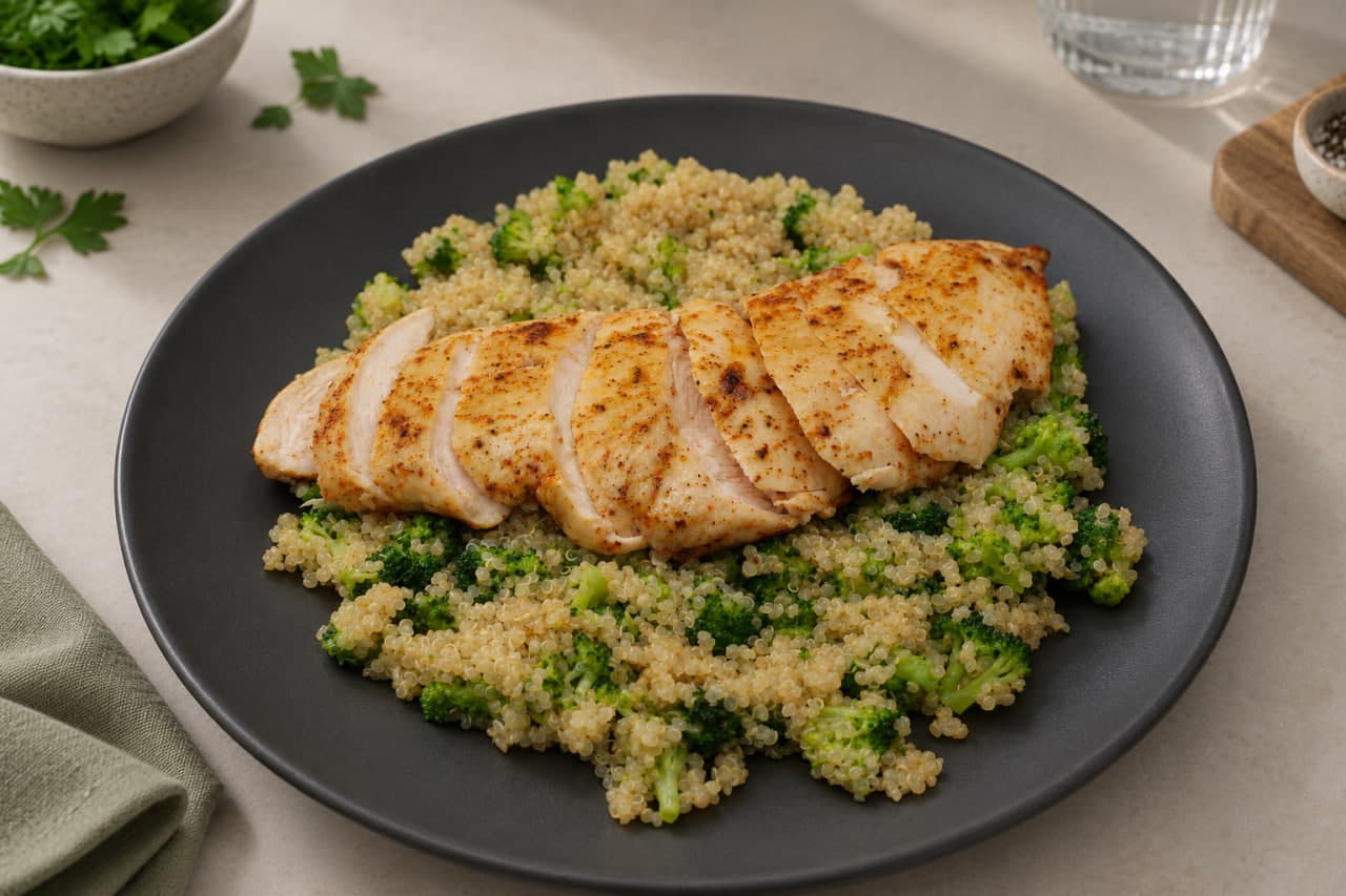 Chicken breast with quinoa